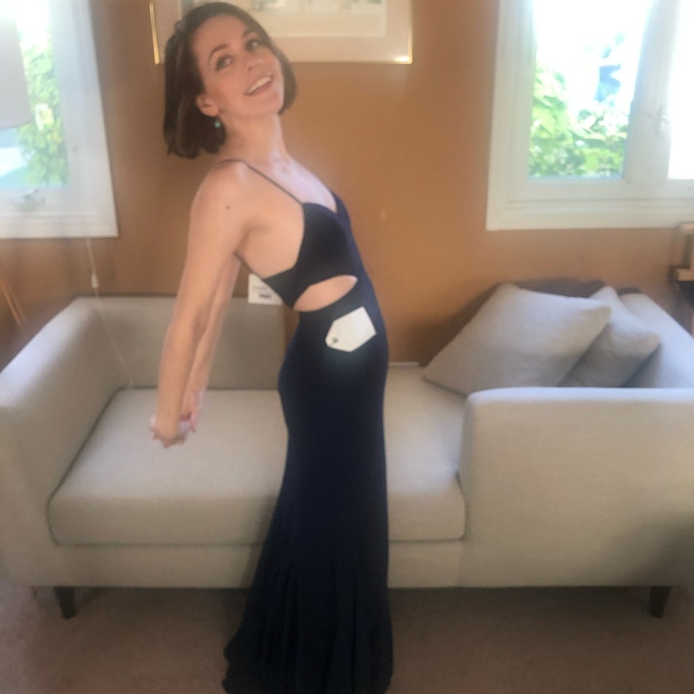 Fame and Partners Zyra Dress- navy blue size 4